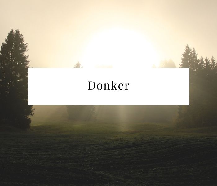 Wat is het donker?